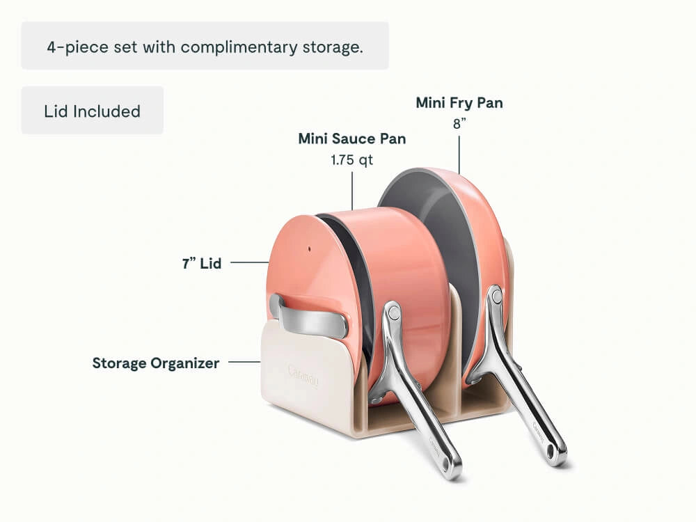 Cookware, Cookware+ & Minis Duo Set - 24-Piece Ceramic Set With Complimentary Storage - US 5539