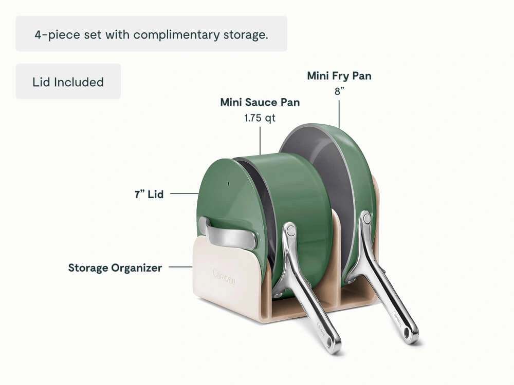 Cookware, Cookware+ & Minis Duo Set - 24-Piece Ceramic Set With Complimentary Storage - US 2277