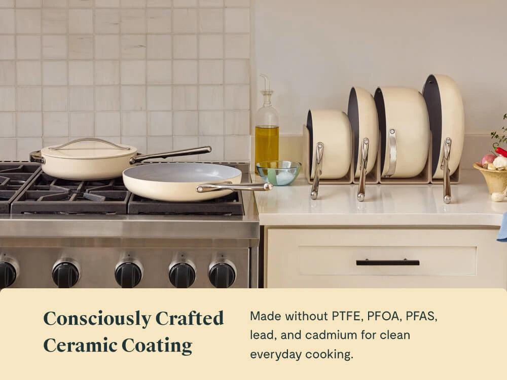 Roasting Pan - 16x13” Non-Stick Ceramic Pan With Rack - US 1507