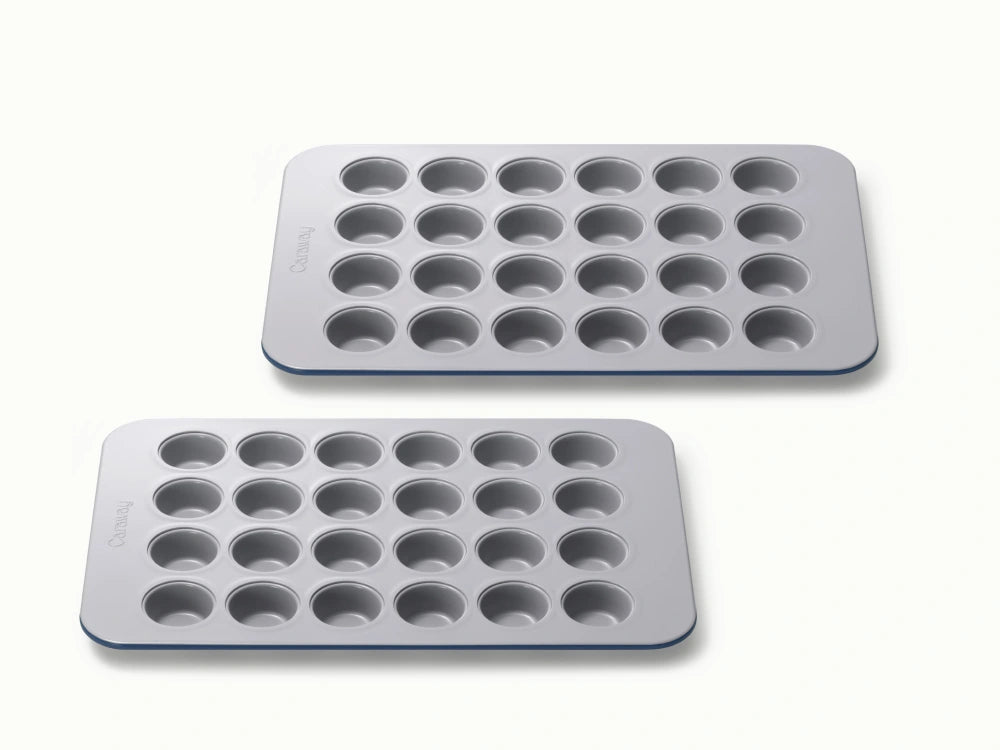 Mini Muffin Pan Duo - Two 24-Cup Non-Stick Mini Muffin Pans - US 7277