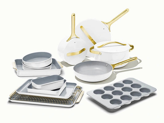 23pc Cook &amp; Bake Set - An assortment of our best-selling ceramic-coated cookware &amp; bakeware. - US 9986