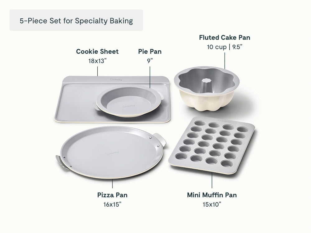 Full Ceramic Bakeware Set - 22-Piece Set With Complimentary Storage - US 6697