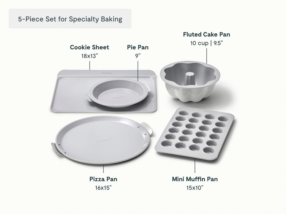 Full Ceramic Bakeware Set - 22-Piece Set With Complimentary Storage - US 7100