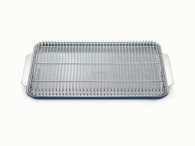 Baking &amp; Cooling Duo - 18x13” Non-Stick Ceramic Sheet With Steel Rack - US 3482