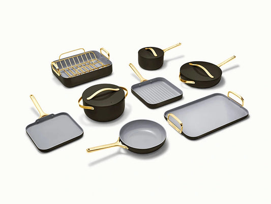 Ceramic-Coated Cookware Bundle - A curated 19-piece non-stick set for everyday cooking &amp; special occasions. - US 2363