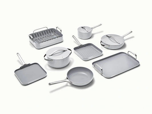 Ceramic-Coated Cookware Bundle - A curated 19-piece non-stick set for everyday cooking &amp; special occasions. - US 9511