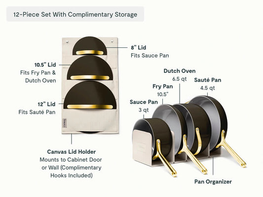 Cookware, Cookware+ &amp; Minis Duo Set - 24-Piece Ceramic Set With Complimentary Storage - US 1475