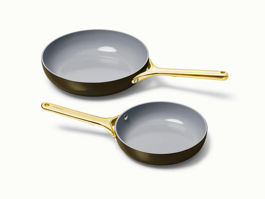 Fry Pan Duo - 8” &amp; 10.5” Non-Stick Ceramic Fry Pans - US 0729