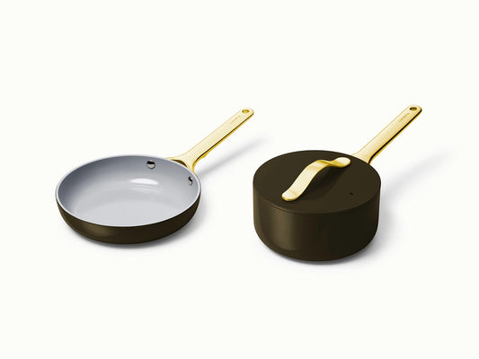 Minis Duo - Non-Stick Ceramic Mini Fry Pan &amp; Sauce Pan - US 8341