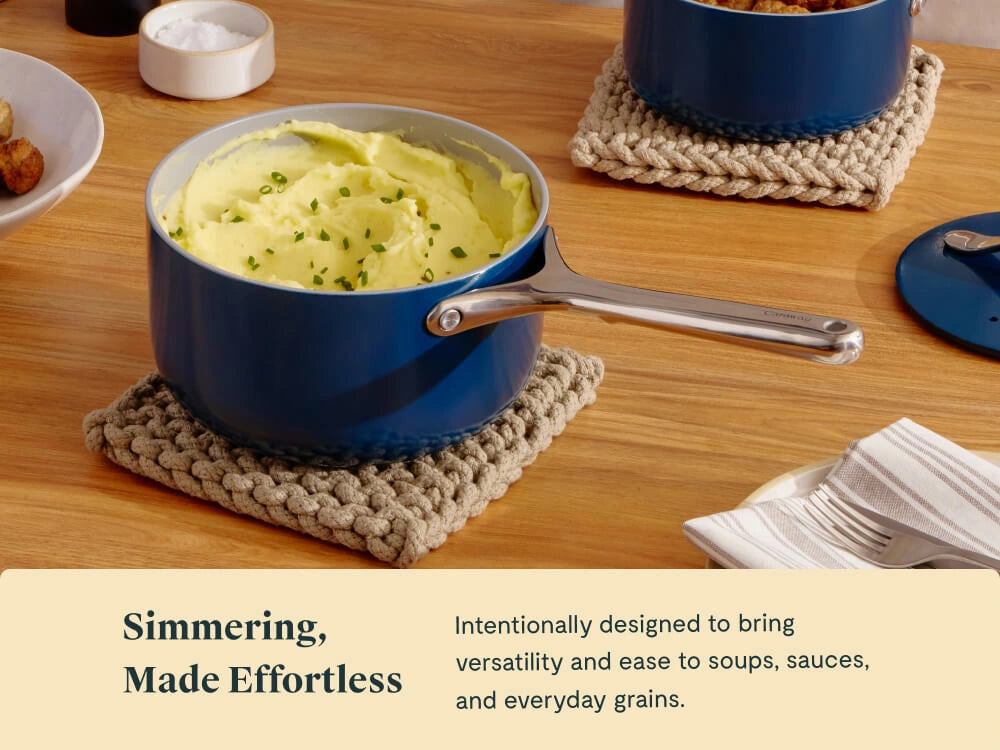 Sauce Pan - 3 qt Non-Stick Ceramic Sauce Pan With Lid - US 3187