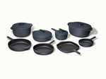 Deluxe Enameled Cast Iron Set - 16-Piece Set With Complimentary Storage Organizer - US 2333