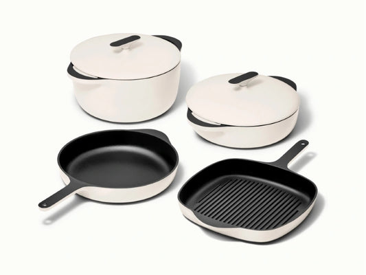 Enameled Cast Iron Set - 8-Piece Set With Complimentary Storage - US 3378