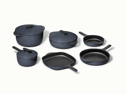 Enameled Cast Iron &amp; Minis Set - 12-Piece Set With Complimentary Storage - US 1936
