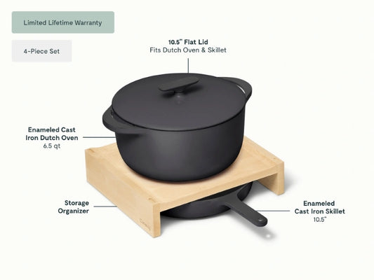 Cast Iron Skillet &amp; Dutch Oven Duo - Perfect duo for versatile cooking, from quick sears to slow-cooked meals. - US 0995