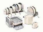 Full Ceramic Cookware Bundle - 31-Piece Ceramic Set With Complimentary Storage - US 7629