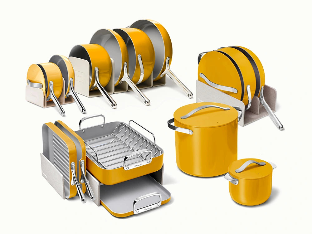 Full Ceramic Cookware Bundle - 31-Piece Ceramic Set With Complimentary Storage - US 3121