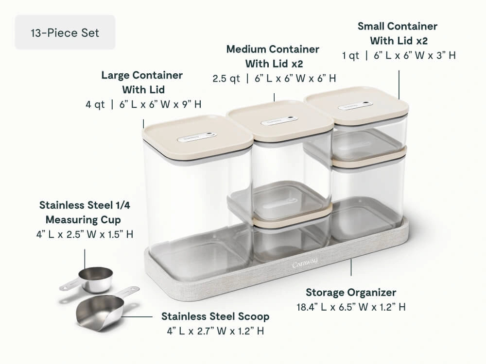 Complete Kitchen Organization Bundle - 35-Piece Set With Complimentary Storage - US 4170