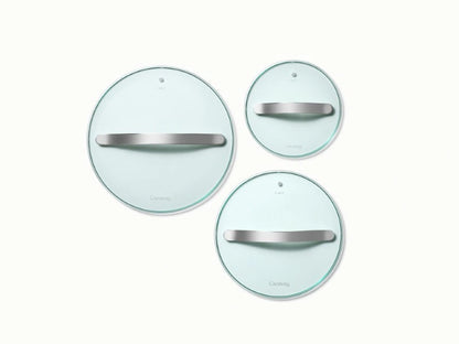 Glass Lid Set of 3 - Premium Glass Lid add-on to our best-selling 12-piece Cookware Set. - US 5811