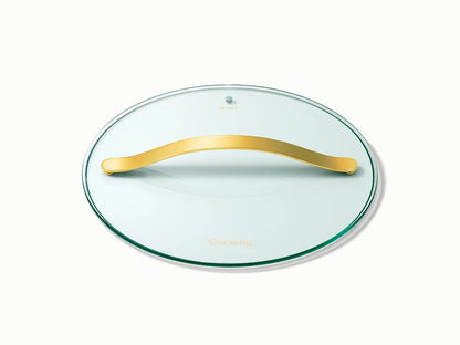 Glass Lid Set of 4 - Premium Gold Hardware Glass Lid Set to pair with the 16-piece Cookware &amp; Minis Duo set. - US 0073