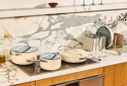 Lid Organizer - 4-slot magnetic storage system to house any Caraway lid, size &amp; material. - US 7215