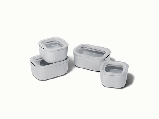 Mini Food Storage Set - 9-pc set of clean, compact storage for meal prep and organization. - US 5571