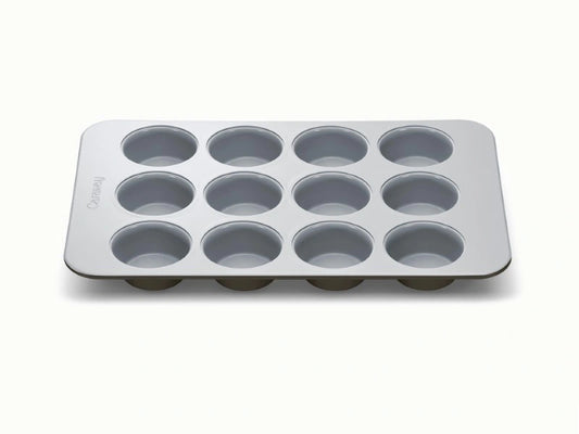 12-Cup Muffin Pan - 15.5x10” Non-Stick Ceramic Muffin Pan - US 2235