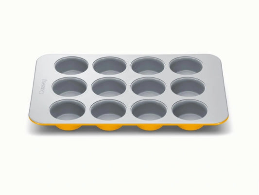 12-Cup Muffin Pan - 15.5x10” Non-Stick Ceramic Muffin Pan - US 1240