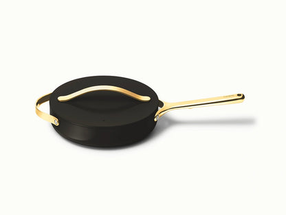 Small Sauté Pan - 3 qt Non-Stick Ceramic Pan With Lid - US 2708