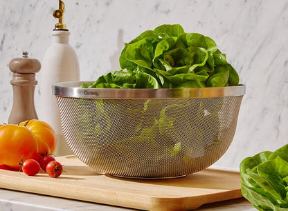 Small Stainless Steel Strainer - 2 qt Essential for Rinsing &amp; Draining Small Portions - US 5379